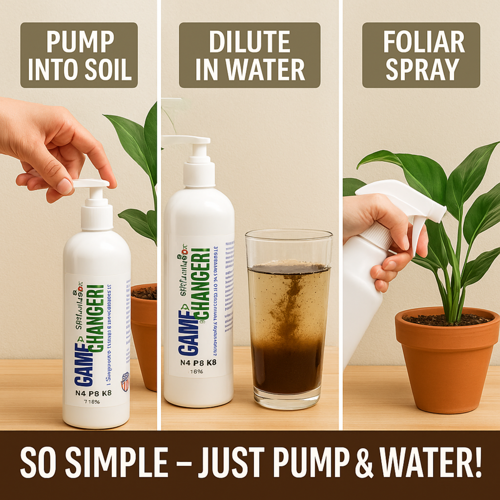 GS Plant Food - 4-3-3 NPK, Liquid, Organic