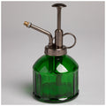 Colorful Glass Plant Mister - Bronze Pump