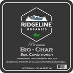 Ridgeline Premium BioChar - Organic, 5lb
