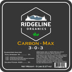 Ridgeline Organics Carbon - Max - 3-0-3 NPK Granular Amendment