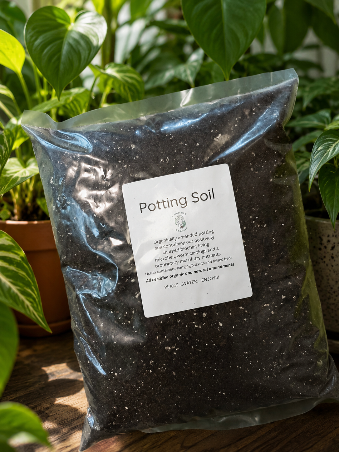 Potting Soil with Biochar - 1.5 Cubic Foot Bag