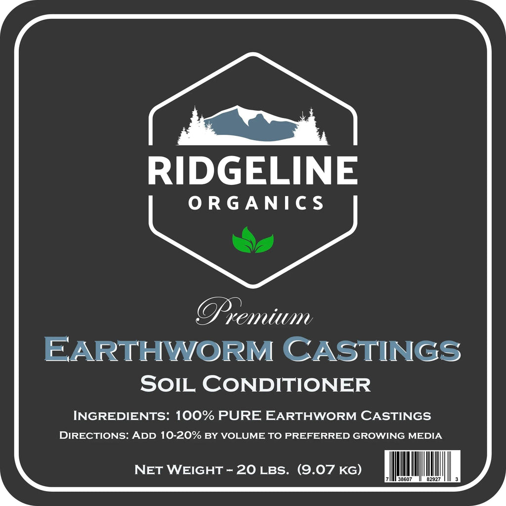 Ridgeline Premium Earthworm Castings - Organic, 20lbs