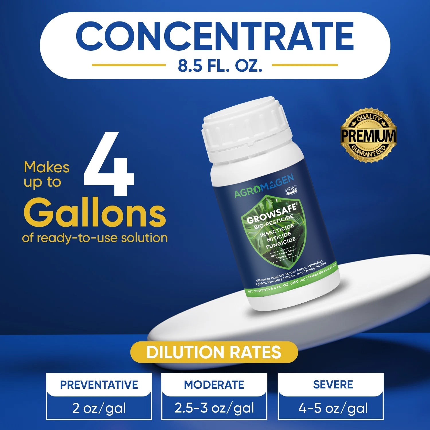 GrowSafe Bio-Pesticide - Liquid Plant Protectant