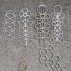 Mid-Century Plant Trellis - Premium Wooden Trellis