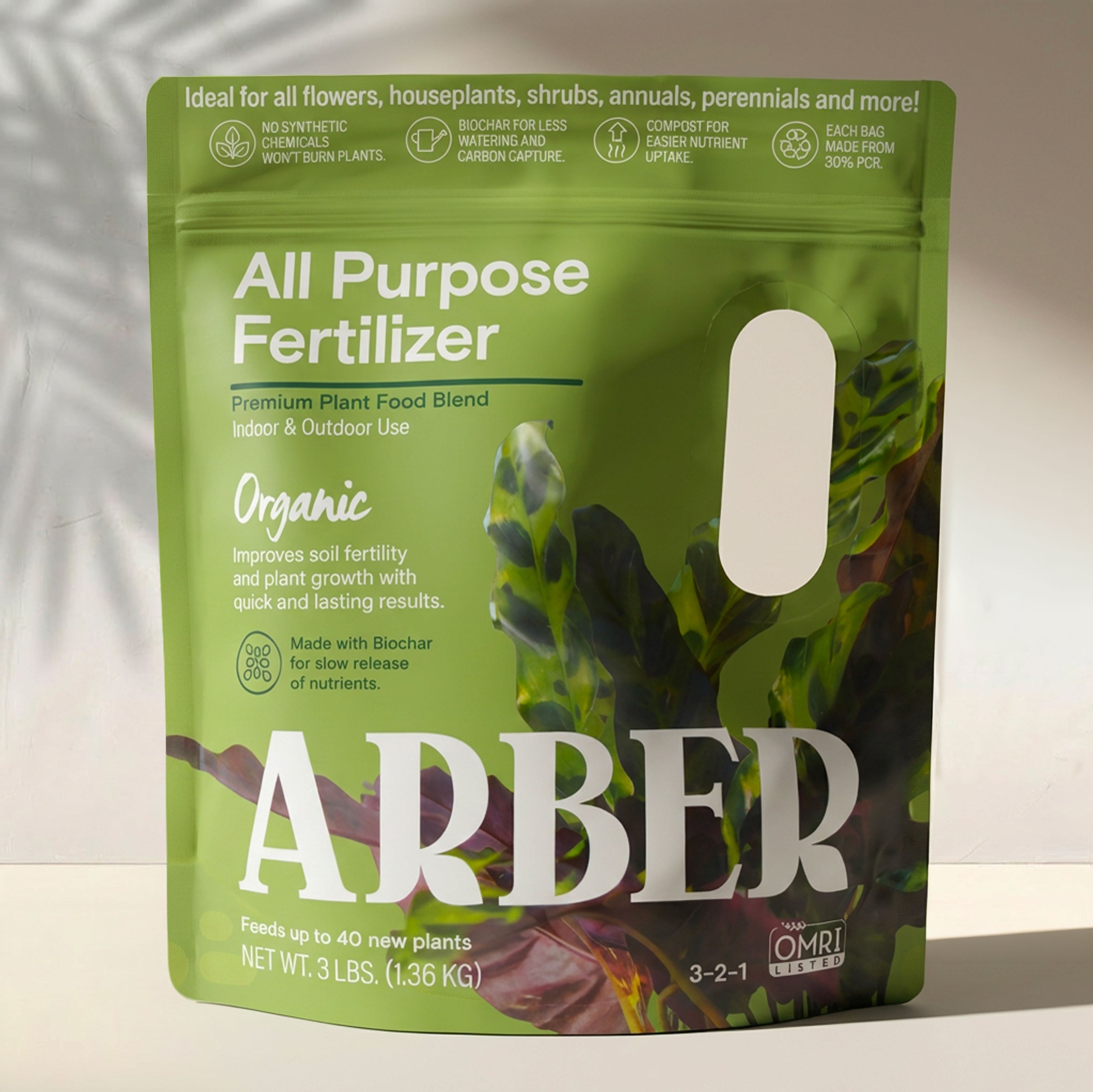 Organic All Purpose Plant Food - Arber, 3-2-1 NPK