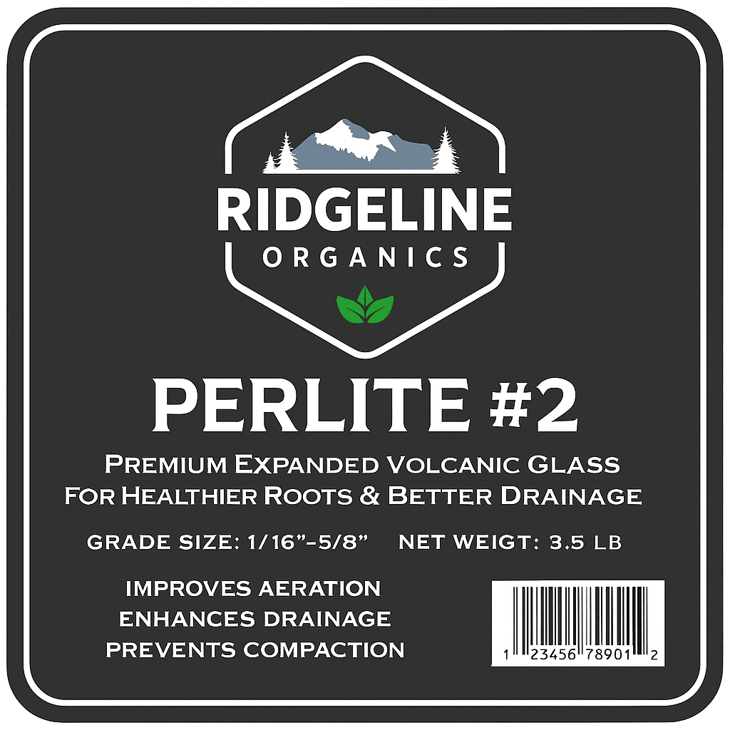 Ridgeline Premium Perlite - Organic, 3.5 lb