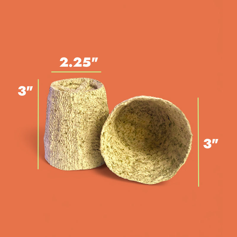 Ocean Made Kelp Pots - 3 Inch Round, Biodegradable