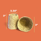 Ocean Made Kelp Pots - 3 Inch Round, Biodegradable