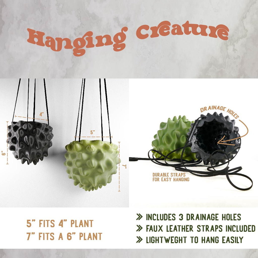The Creature Orb Hanging Planter - For Hanging Plants