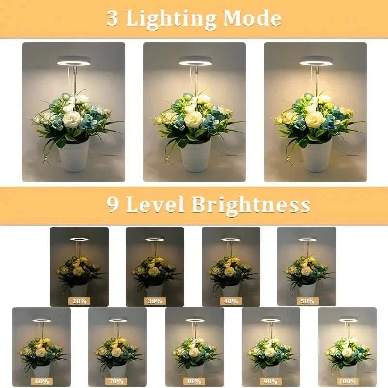Halo Single Plant Grow Light - Full Spectrum LED