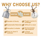 Metal Plant Misters - Brass, Copper, Nickel