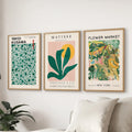 Colorful Matisse-Inspired Art - Set of 3, Wall Art