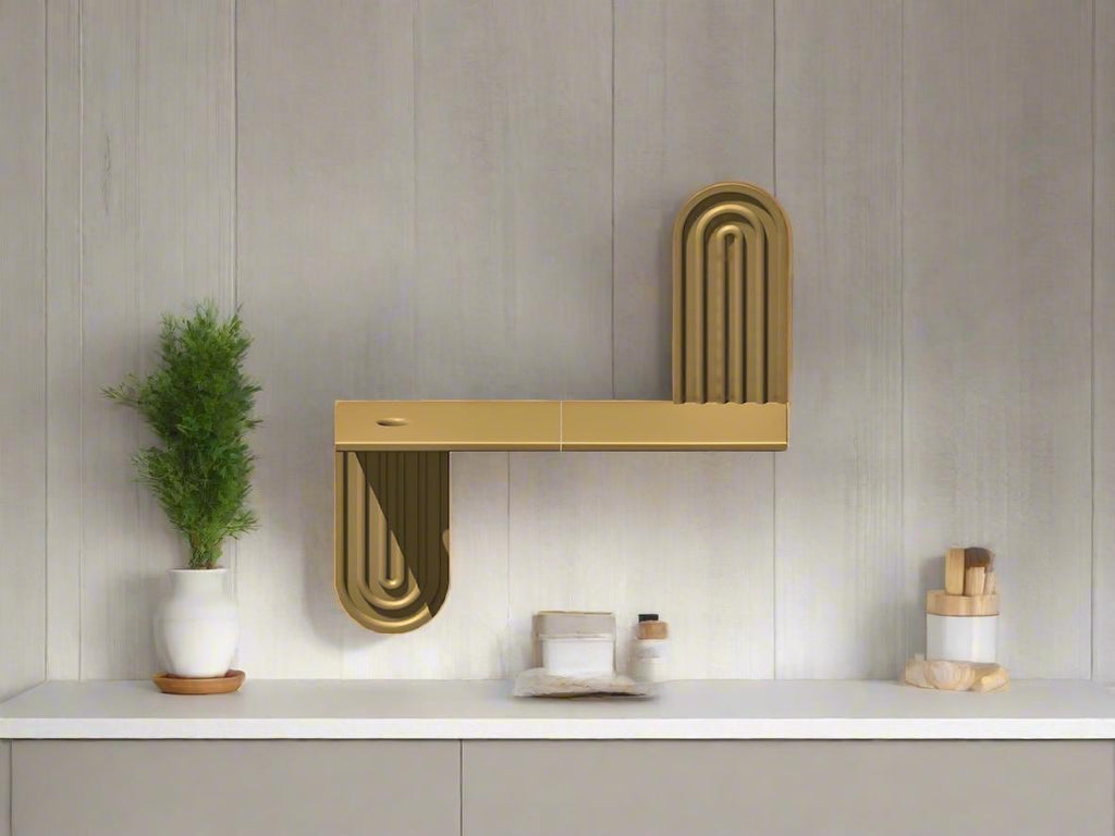 Modern Arched Wall Shelf - Propagation Station, Modern Shelf Design