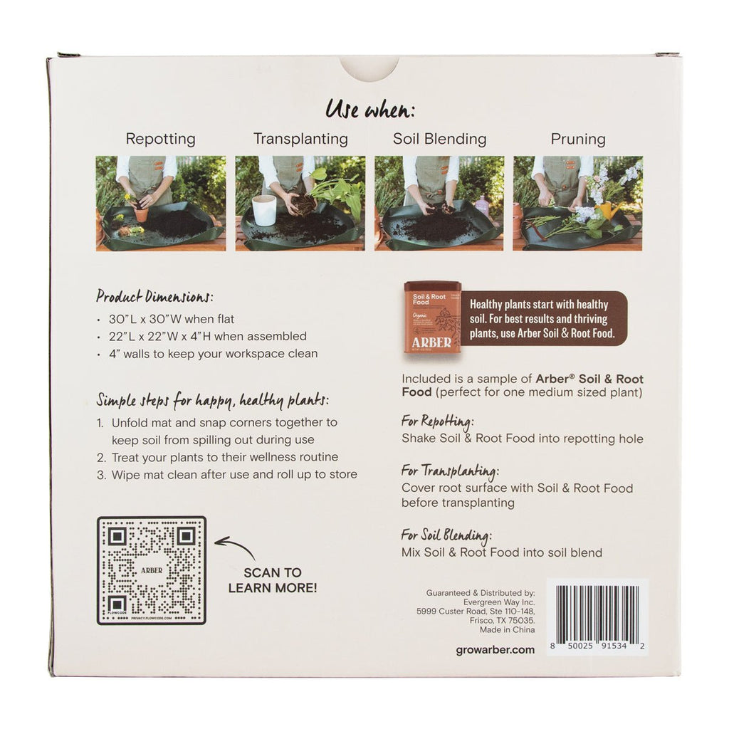 Repotting Mat - Arber, Green