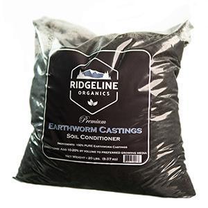 Ridgeline Premium Earthworm Castings - Organic, 20lbs