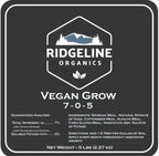Ridgeline Vegan Grow - 7-0-5 NPK Granular Food