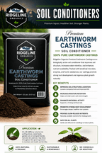 Ridgeline Premium Earthworm Castings - Organic, 20lbs